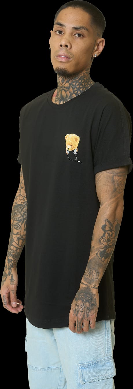 CAMISETA BR BLACK URBAN BEAR ( Camiseta - Estilo Contemporáneo)