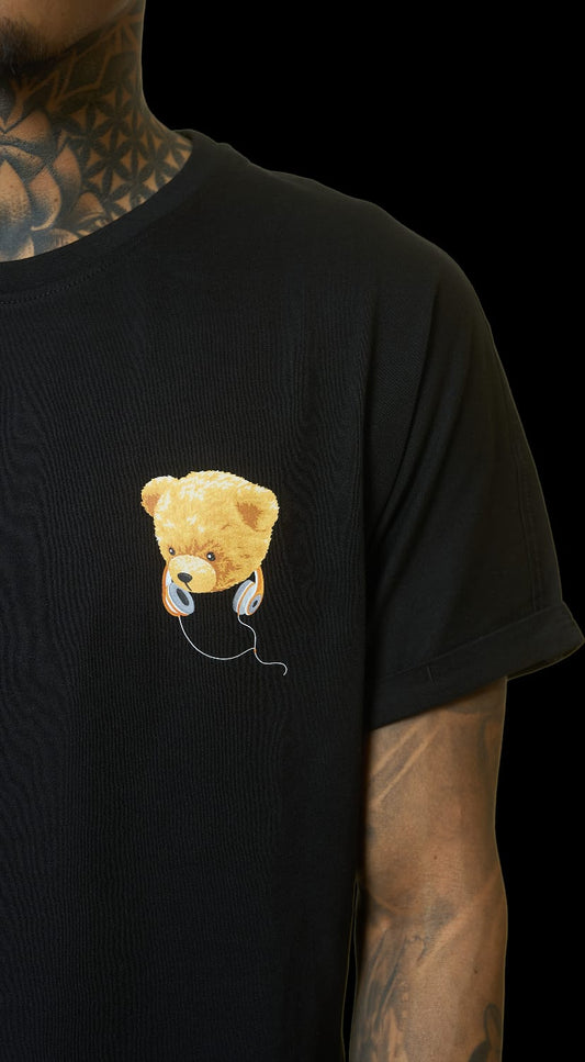 CAMISETA BR BLACK URBAN BEAR ( Camiseta - Estilo Contemporáneo)