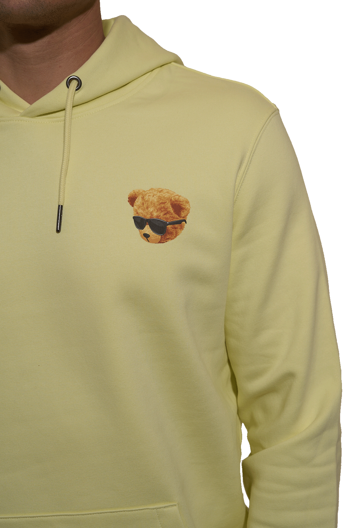 SUDADERA CON CAPUCHA BR BEAR LEMON (Sudadera con Capucha – Diseño Contemporáneo, Esencia Premium)