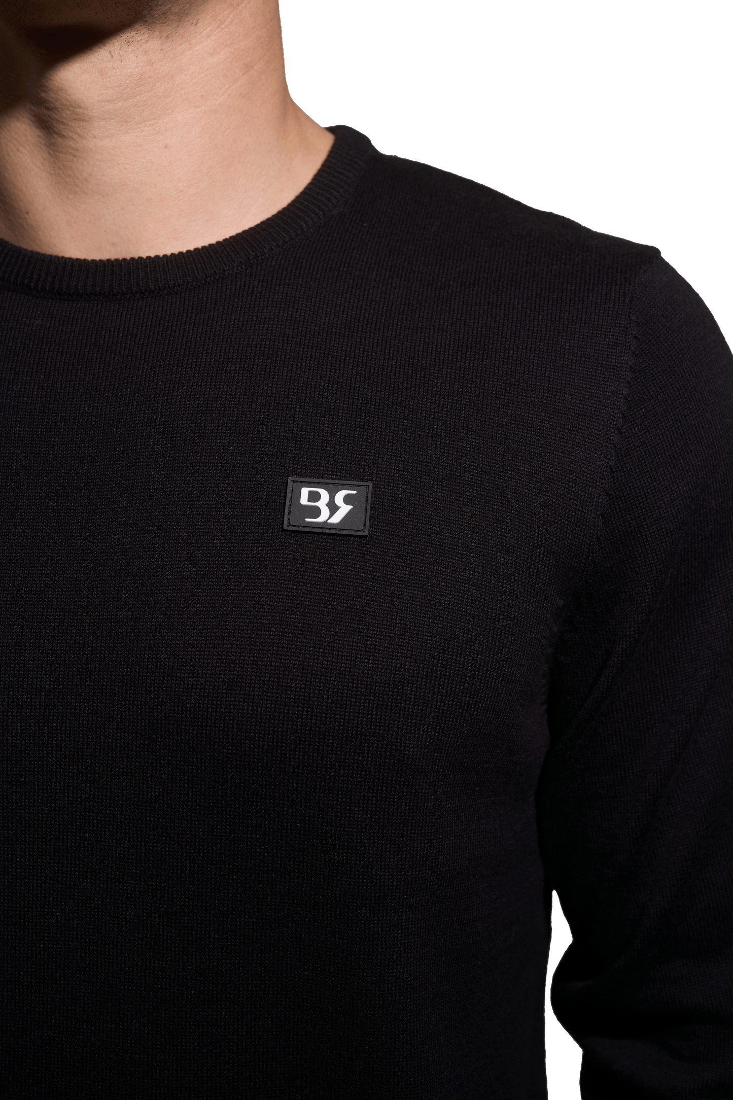 JERSEY BR BLACK (Jersey Negro Elegante – Estilo y Sostenibilidad para el Hombre Moderno)