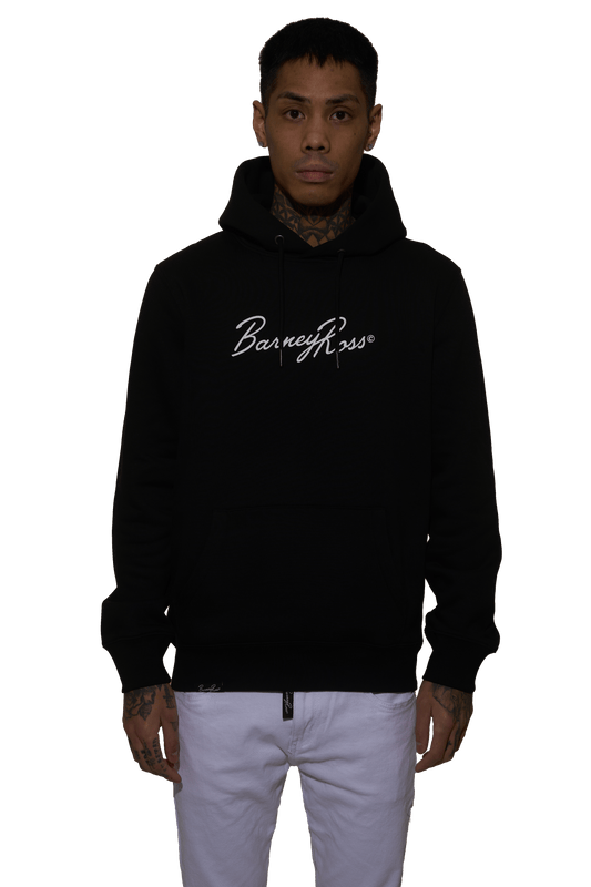 SUDADERA CON CAPUCHA BR BLACK (Sudadera con Capucha de Lujo en Algodón Orgánico y Poliéster Reciclado)