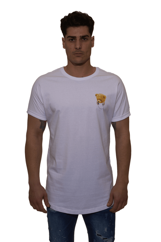 CAMISETA BR WHITE URBAN BEAR (Camiseta Urban - Estilo Contemporáneo)