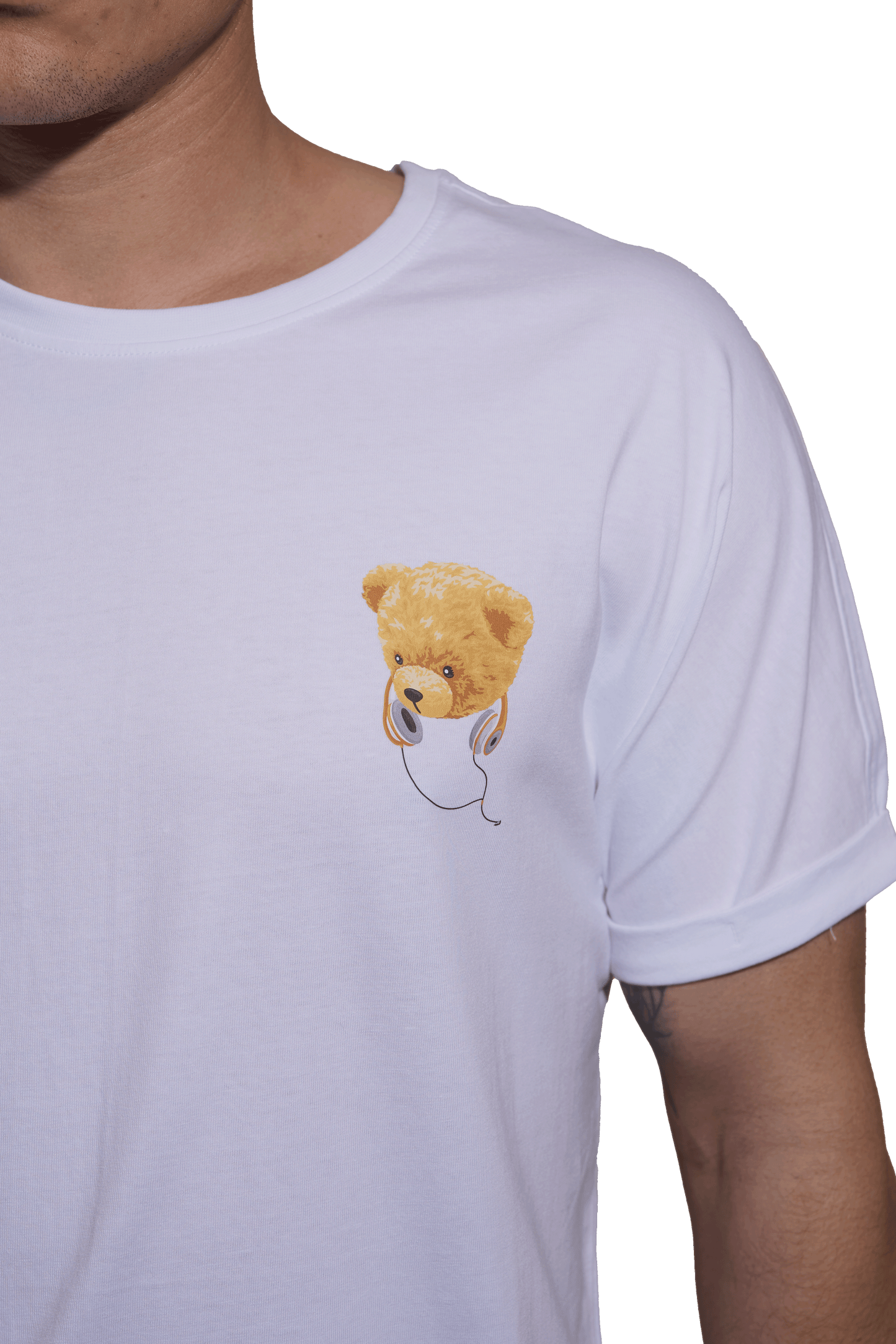CAMISETA BR WHITE URBAN BEAR (Camiseta Urban - Estilo Contemporáneo)