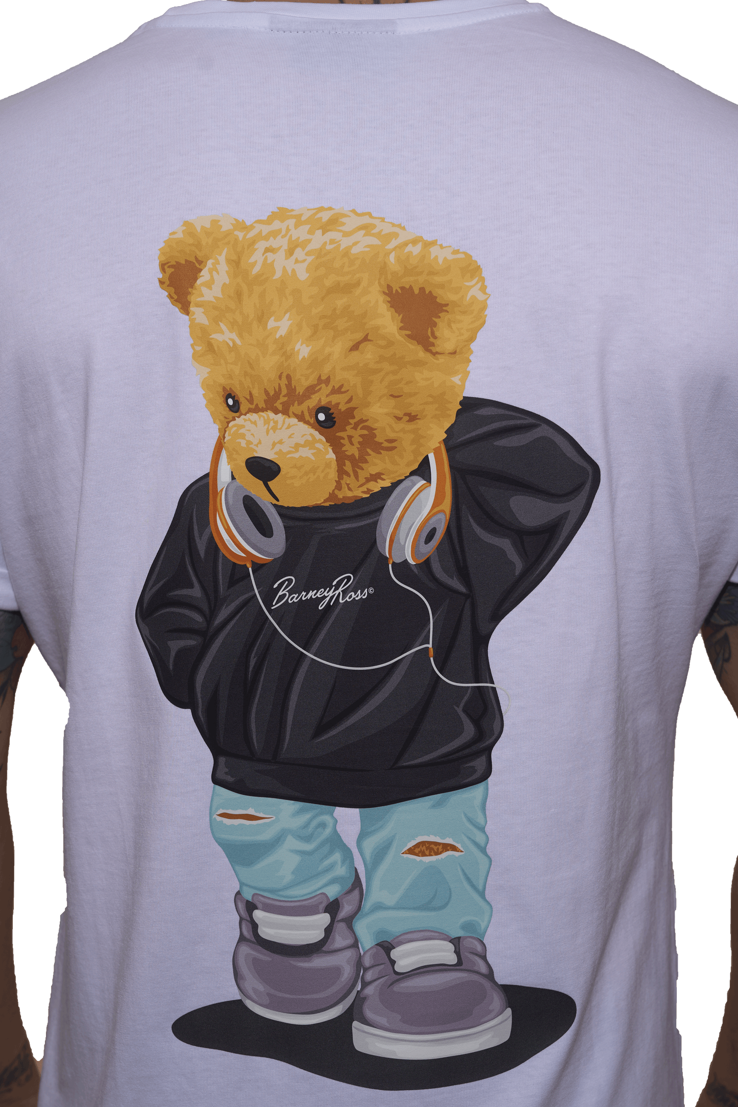 CAMISETA BR WHITE URBAN BEAR (Camiseta Urban - Estilo Contemporáneo)