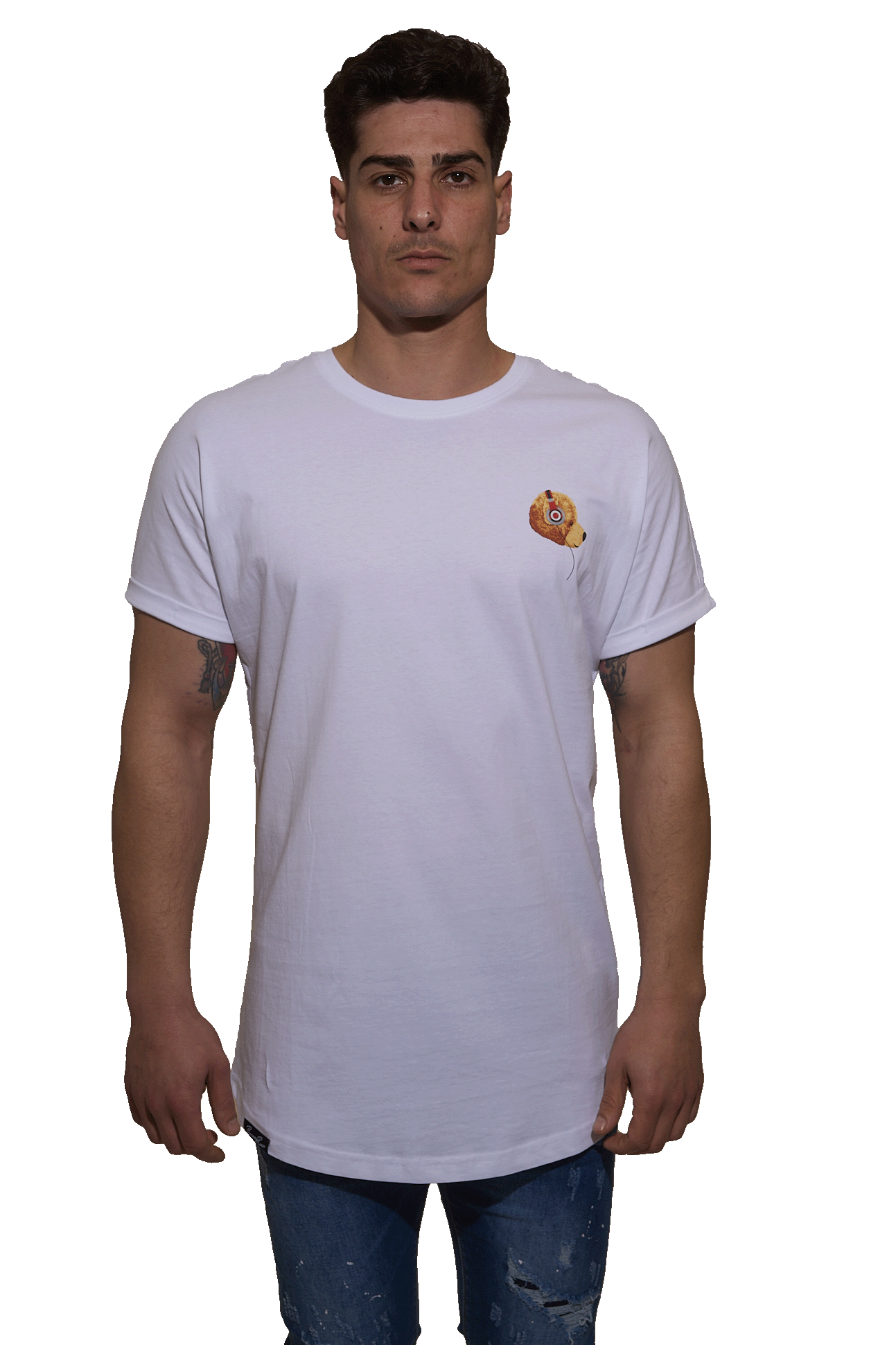 CAMISETA BR WHITE URBAN MUSIC (Camiseta Urban - Diseño Minimalista con Carácter