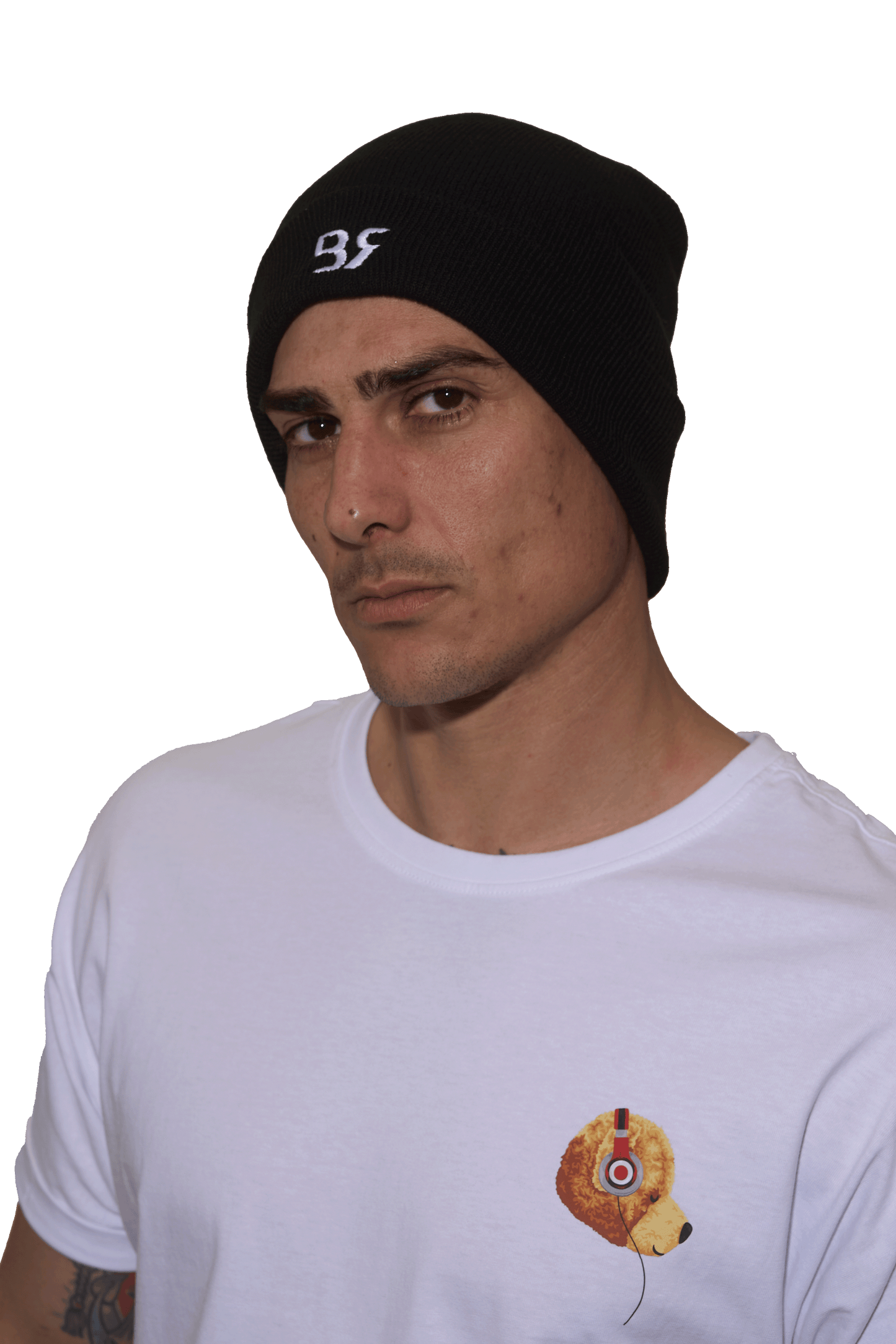 GORRO BR BLACK LOGO (GORR0 LANA)