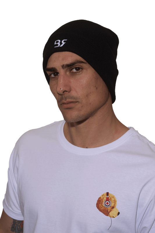 GORRO BR BLACK LOGO (GORR0 LANA)
