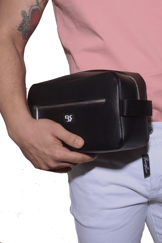 NECESER BR BLACK (Neceser efecto piel – Elegancia y funcionalidad en cada detalle