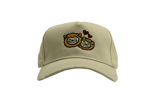 GORRA BR RETRO BEIGE LIONS (Gorra Beige 100% Algodón – Estilo y Comodidad Natural)