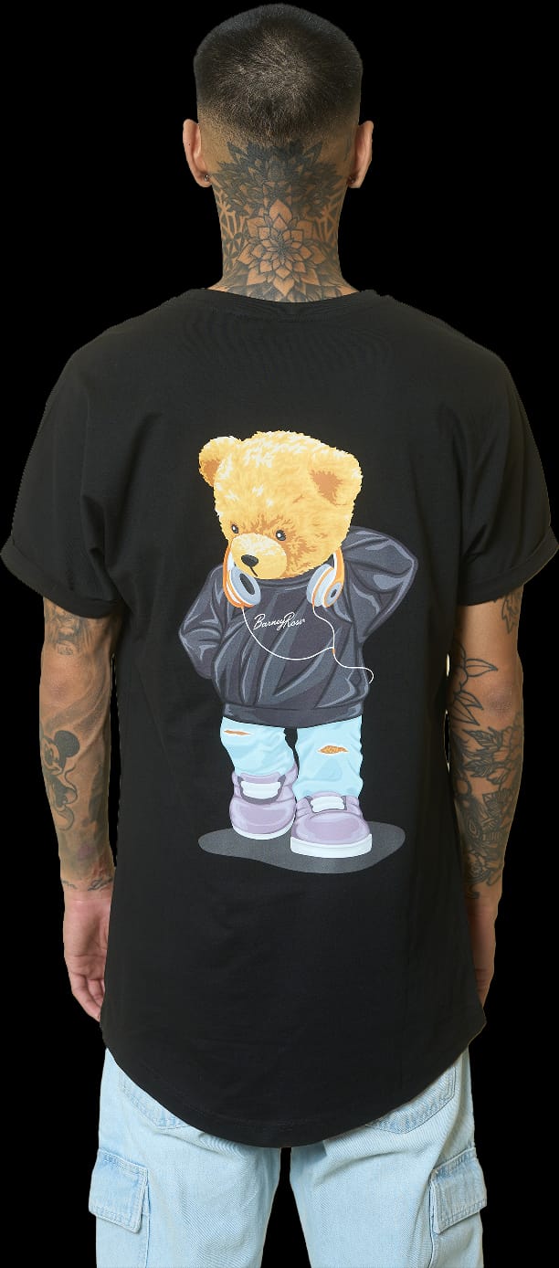 CAMISETA BR BLACK URBAN BEAR ( Camiseta - Estilo Contemporáneo)